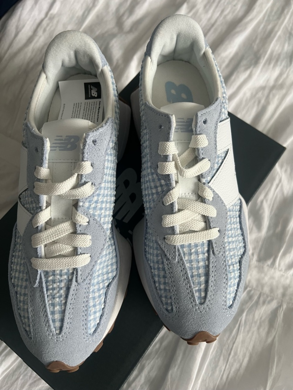 New Balance Gingham sneakers NIB - Picture 8 of 9